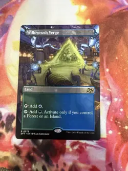 Willowrush Verge (Borderless) Aetherdrift Regular #375 NM - Image 1