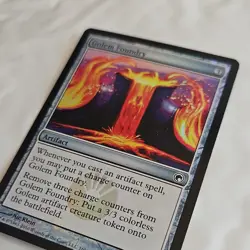 Magic: The Gathering Golem Foundry (Foil) Artifact Colorless Regular - Image 4