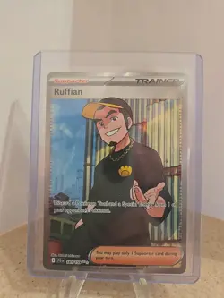 Pokemon TCG Ruffian 181/159 Ultra Rare Holo Journey Together S&V - Image 1