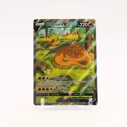 Charizard V - SWSH260 UPC Black Star Promo Alternate Art Pokemon - NM - Image 1