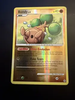 Bonsly 71/130 | 2007 Pokemon Diamond & Pearl Reverse Holo - Image 1