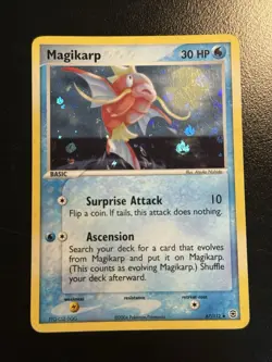 Magikarp Reverse Pokemon EX FireRed LeafGreen 67/112 Uncommon Rarity Error LP A - Image 1