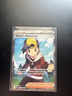 Pokemon TCG Ultra Rare Ethan's Adventure #221/182 Destined Rivals - Image 1