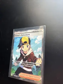 Pokemon TCG Ultra Rare Ethan's Adventure #221/182 Destined Rivals - Image 2