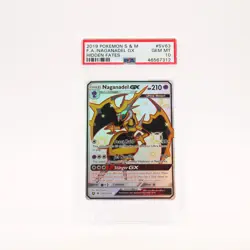 Naganadel GX - SV63/SV94 PSA 10 Hidden Fates Full Art Shiny Pokemon - GEM MT - Image 1