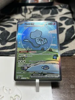 Pokemon TCG Paldean Fates Bubble Mew EX 232/091 Special Illustration - Image 1