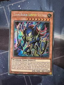 Toon Black Luster Soldier - BLCR-EN065 Secret Rare 1st Edition LP - Image 5