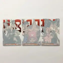 S5368 Straw Hat Crew Japanese One Piece x Morinaga Clear Cards Nami Zoro F26 - Image 2