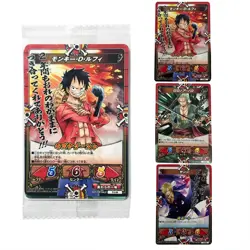 S5306 Luffy Zoro Sanji Japanese One Piece V Jump Promo Kizuna Boost Card F26 - Image 1