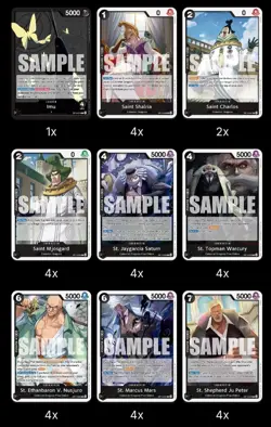 One Piece TCG IMU Tournament Winning/Tournament Ready 51 Card Deck.OP13 Imu Deck - Image 2