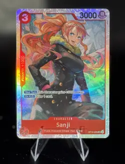 One Piece TCG Sanji OP10-005 Royal Blood Foil SR - Image 1