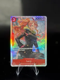 One Piece TCG Sanji OP10-005 Royal Blood Foil SR - Image 2