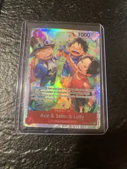 Ace & Sabo & Luffy OP13-007 SR | Carrying on His Will | One Piece TCG Englsih 01 - Image 1