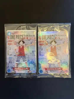 TWO! Monkey.D.Luffy (055) NCAA Basketball US Voyage) P-055 One Piece Promo - Image 1