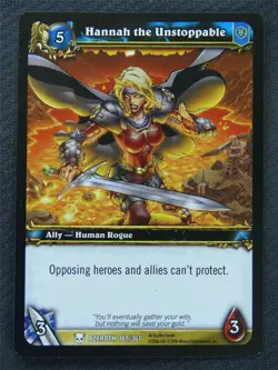 Hannah The Unstoppable - Common - World Of Warcraft #1D1 - Image 1