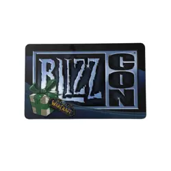 World of Warcraft BlizzCon 2008 Big Blizzard Polar Bear Mount Loot Card UNUSED - Image 1