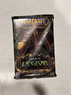 World Of Warcraft TCG March Of The Legion Booster Pack (2008) Sealed - Image 1