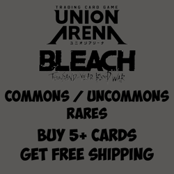 Union Arena TCG Bleach Thousand-Year Blood War UE01 Near Mint Choose Your Card - Image 1