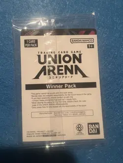 C.C. Winner Union Arena Card Champion Promo English Code Geass Sealed - Image 2