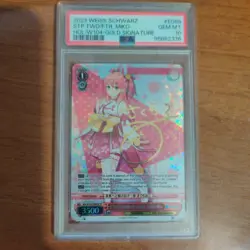 Weiss Schwarz A Step Towards the Future, Sakura Miko Hololive Vol 2 SP PSA 10 - Image 1