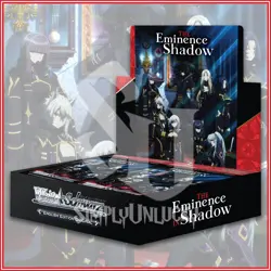 WEISS SCHWARZ TCG: The Eminence in Shadow Booster Box 12 Packs ENG Ships 4/24 - Image 1