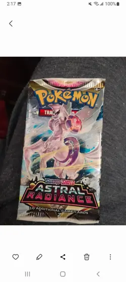 Pokemon 2022 Astral Radiance Booster Pack 10 Cards Unweighed New Factory Sealed - Image 1