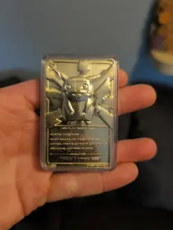 Pikachu 1999 Pokemon 23K Gold-Plated Burger King Nintendo Promo Trading Card - Image 2