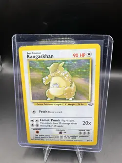 Pokemon TCG Kangaskhan Holo Rare Card Jungle - Image 1