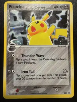 Pokemon TCG Pikachu Delta Species Holo Black Star Promo Card 35 - Image 1