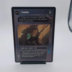 Star Wars Decipher Trandoshan Card 3 Power 3 Regular English Standard - Image 1