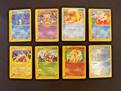 Pokemon Cards Lot of 8 Lot #19 Rare Lanturn Reverse Holo and various non holos - Image 1