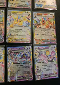 9 Card Eeveelution EX Complete Prismatic Evolutions Umbreon Eevee English NM- - Image 4