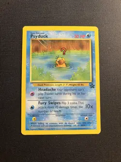 2000 WoTC POKEMON TCG PSYDUCK BLACK STAR PROMO CARD #20 - Image 1