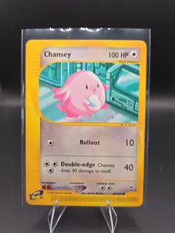 Pokemon TCG Chansey Aquapolis 69/147 Regular Card - Image 1