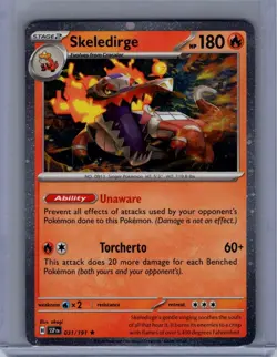Skeledirge - (Cosmos Holo) Promo Miscellaneous Cards & Products 031/191 NM - Image 1