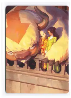 Aang and Katara Art Card [Avatar: The Last Airbender] MTG - Image 1
