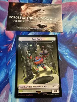 Egg Pawn - Myr Token Foil Sonic The Hedgehog Secret Lair - Image 1