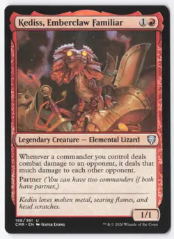Kediss, Emberclaw Familiar Normal U Commander Legends 188 NM - Image 1