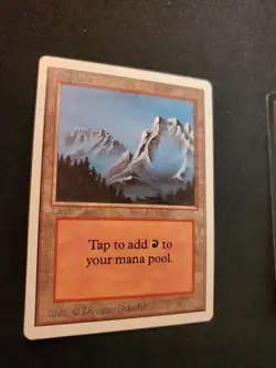 MTG Mountain Revised Edition NM Land Mana Red Magic The Gathering MTG Tcg - Image 2