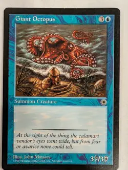 Giant Octopus - Portal - Magic the Gathering MTG Nice! - Image 1