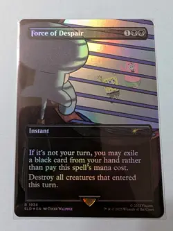 Force of Despair (Rainbow Foil) SpongeBob Secret Lair Drop Foil - Image 1