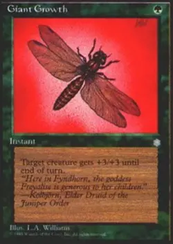 Giant Growth x4 - Ice Age - Moderate Play, English - Ice Age - Image 1