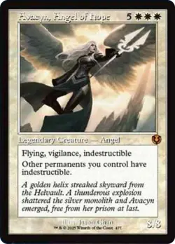 Avacyn, Angel of Hope (Retro Frame) [Innistrad Remastered] Lightly Played - Image 1