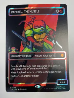 Raphael The Muscle MTG (Surge Foil) Teenage Mutant Ninja Turtles - Image 1