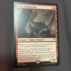 1x Surly Badgersaur - Commander 2020 - NM - MTG - Image 1