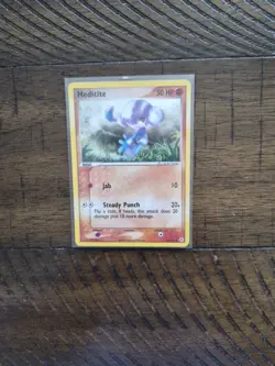 Pokemon TCG Meditite EX Hidden Legends Reverse Holo 66/101 - Image 1