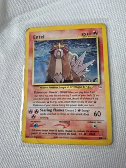 Pokemon Entei Neo Revelation TCG 6/64 Holo Unlimited Rare - Image 1