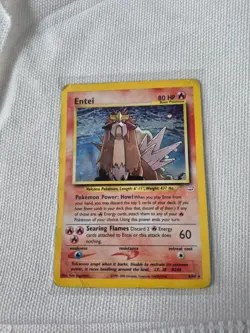 Pokemon Entei Neo Revelation TCG 6/64 Holo Unlimited Rare - Image 2