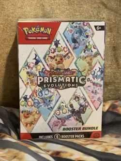 Pokemon TCG Prismatic Evolutions Booster Bundle Factory Sealed - Image 1
