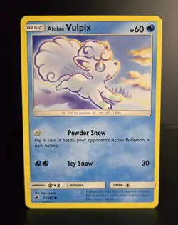Pokemon TCG - ALOLAN VULPIX - 27/147 - BURNING SHADOWS (2017) - NM+ - Image 1